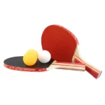 Ensemble de 2 Raquettes de Ping-Pong Professionnelles pour des Parties Excitantes