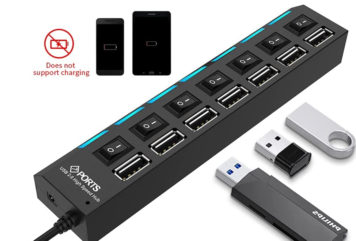 USB 2.0 à 7 ports