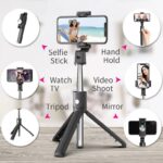 Trépied pour Téléphone Portable avec Support Selfie Stick