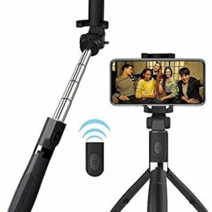 Trépied pour Téléphone Portable avec Support Selfie Stick