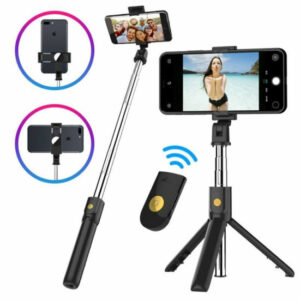 Trépied pour Téléphone Portable avec Support Selfie Stick