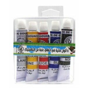 5 tube gouache le coq