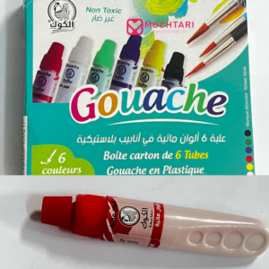 6 tubes gouache le coq