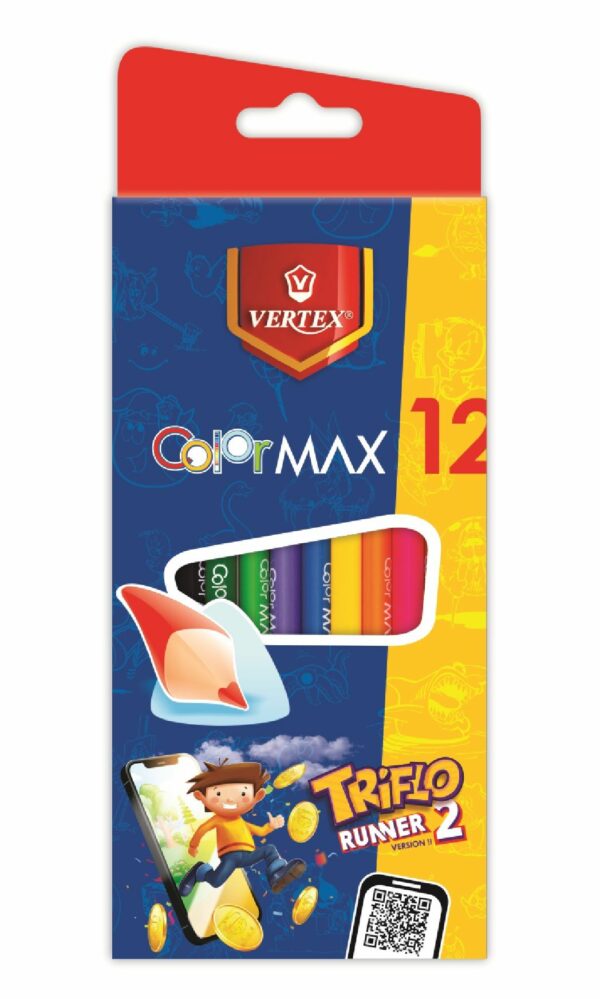 Crayon couleur de 12 vertex