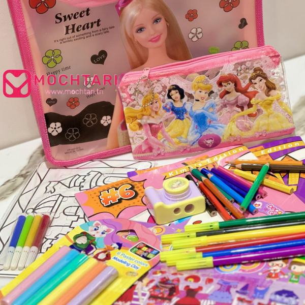 pack coloriage , sac et trousse , cadeaux pour enfants