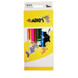 12 crayons couleurs adio's