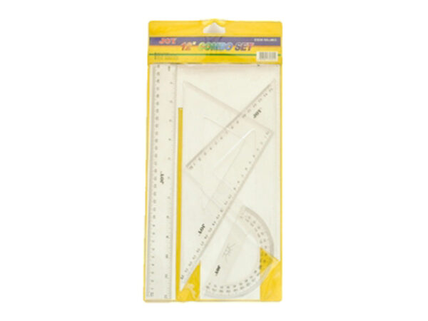 Pochette géométrique Ruler Set 4PCS