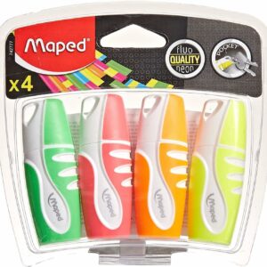 Mini fluo pack 4 - Maped 742777