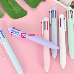 Stylo Multicolore 6 en 1 – Écriture Fluide & Créative